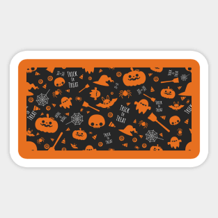 Happy Halloween Face Gift Sticker